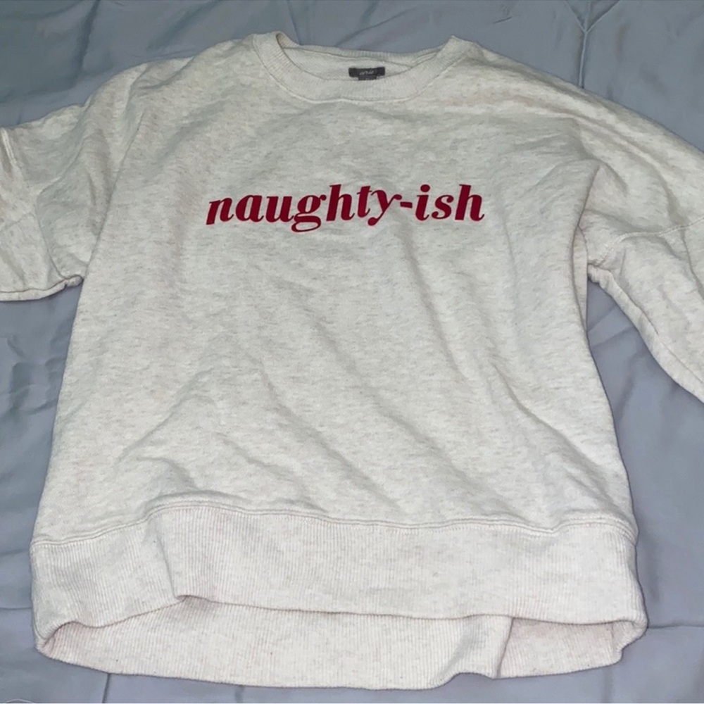 Size XS Aerie “naughty-ish” crew neck